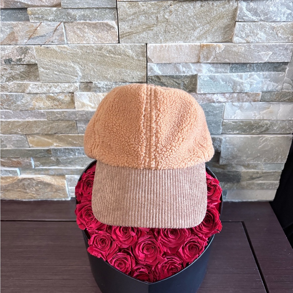 NWT BP tan Sherpa hat